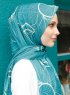 Pariza - Hijab à Motifs Vert