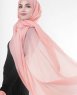 Peach Bud Koral Bomull Voile Hijab 5TA83d
