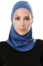 Pinar - Hijab Sport Bleu - Ecardin