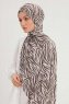 Hafiz - Hijab À motifs Beige