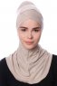 Safiye - Bonnet Ninja Taupe Clair - Ecardin