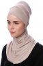 Safiye - Bonnet Ninja Taupe Clair - Ecardin