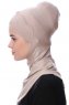 Safiye - Bonnet Ninja Taupe Clair - Ecardin