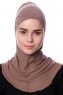 Safiye - Bonnet Ninja Taupe Foncé - Ecardin