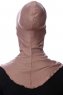 Safiye - Bonnet Ninja Taupe Foncé - Ecardin