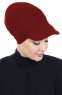 Sandra - Turban En Coton Bordeaux - Ayse Turban