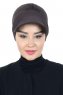 Sandra - Turban En Coton Marron - Ayse Turban