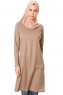 Sarah - Tunique Taupe - Miss Halima