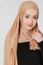 Seda Kamelbrun Jersey Hijab Sjal Ecardin 200235a