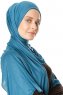 Seda - Hijab Jersey Bleu Pétrole - Ecardin
