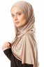 Seda - Hijab Jersey Taupe - Ecardin
