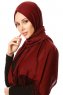 Selin - Hijab Pashmina Burgundy - Özsoy