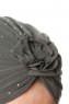 Shereen - Turban Crepe Chiffon Kaki - Sehr-i Sal