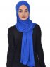 Sofia - Hijab Coton Pratique Bleu