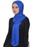Sofia - Hijab Coton Pratique Bleu