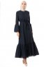 Soraya - Abaya Bleu Marin - Miss Cazibe