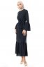 Soraya - Abaya Bleu Marin - Miss Cazibe
