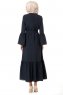 Soraya - Abaya Bleu Marin - Miss Cazibe