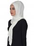 Tamara - Hijab Coton Pratique Crème