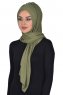 Tamara - Hijab Coton Pratique Kaki