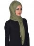 Tamara - Hijab Coton Pratique Kaki