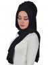 Tamara - Hijab Coton Pratique Noir