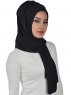 Tamara - Hijab Coton Pratique Noir
