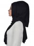 Tamara - Hijab Coton Pratique Noir