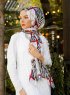 Amapola - Hijab à Motifs Bordeaux - Sal Evi