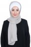 Vera - Hijab Chiffon Pratique Crème & Taupe