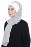 Vera - Hijab Chiffon Pratique Crème & Taupe