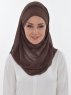 Viola Brun Chiffon Hijab Ayse Turban 325505a