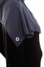Yara - Hijab Crepe Pratique One-Piece Anthracite