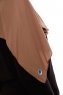 Yara - Hijab Crepe Pratique One-Piece Marron