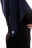 Yara - Hijab Crepe Pratique One-Piece Bleu Marin