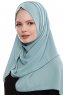 Yara - Hijab Crepe Pratique One-Piece Menthe