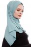 Yara - Hijab Crepe Pratique One-Piece Menthe