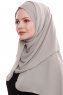 Yara - Hijab Crepe Pratique One-Piece Sand