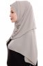 Yara - Hijab Crepe Pratique One-Piece Sand
