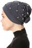 Yaren - Turban Crepe Chiffon Anthracite - Sehr-i Sal