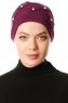 Yaren - Turban Crepe Chiffon Prune - Sehr-i Sal