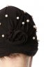 Yaren - Turban Crepe Chiffon Noir - Sehr-i Sal