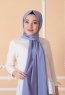 Zahra - Hijab En Crêpe Denim - Mirach