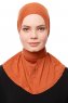 Zeliha - Hijab Pratique Viscose Rouge Brique