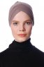 Zeynep - Bonnet Parizien Taupe Foncé - Ecardin