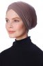 Zeynep - Bonnet Parizien Taupe Foncé - Ecardin