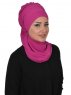 Zoe Fuchsia Chiffon Turban Sjal Hijab Ayse Turban 322810c