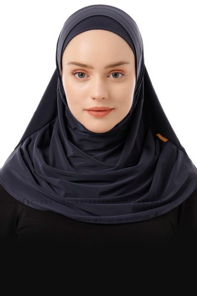 Esma - Hijab Amira Anthracite - Firdevs