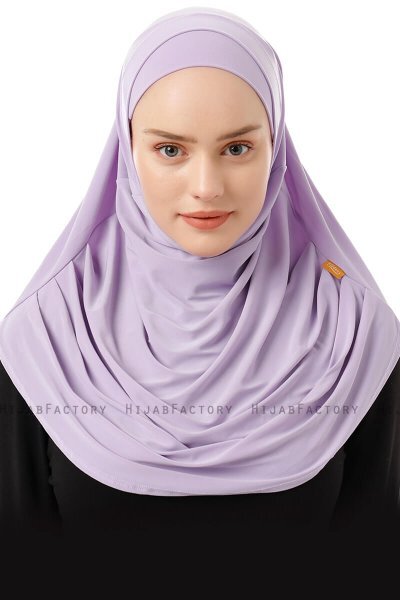 Esma - Hijab Amira Violet Clair - Firdevs