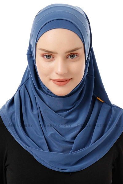 Esma - Hijab Amira Denim - Firdevs